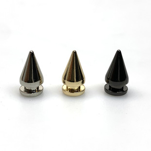 Foshan supply zinc alloy double punk spike rivet specifications rivet DIY hand-made decorative nail