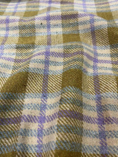Ready Stock Woolen Plaid Coat Clothing/shoes, Hats/luggage Fabric, Beautiful Price