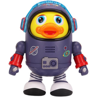 Singing and dancing space duck Nezha toy swing electric robot boys and girls children 0-1 years old toy