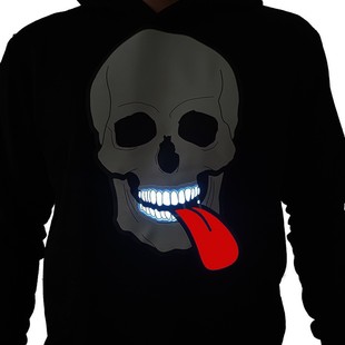 Luminous T-shirt men and women with cross-border Amazon new couples nightclub equipment LED luminous short sleeve manufacturers wholesale