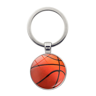 Sports ball sports keychain pendant football basketball football pendant key ring commemorative jewelry wholesale
