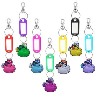 Cross-border Multi-colorful Duck Colorful Plastic Sign Key Sign Esy Rental Room Hotel Hotel Key Sign Key