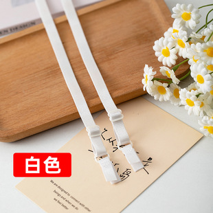 1CM Wide in stock Color Nylon Finished Underwear Women Bra Sling Adjustable Hoopless Shoulder Strap