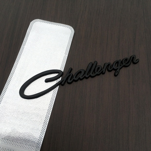 Персонализированная трехмерная Наклейка на машину Challenger, Модифицированная металлическая наклейка, наклейка на задний конец, наклейка на боковую сторону крыла