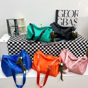 Travel Bag Women's Large Capacity Duffel Bag Oversized Bag for Production Storage Bag Sports Fitness Bag Short Distance Portable Handbag