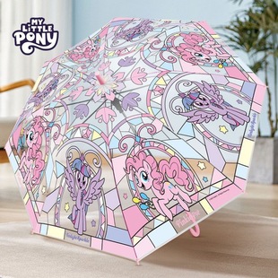 Pony Poly детский зонт прозрачный длинная ручка стеклянный цветной зонт источник производителя