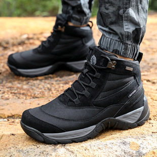 Cross-border plus size factory wholesale mountaineering tactical boots foreign trade in the help tube outdoor combat boots comfortable wear-resistant desert boots