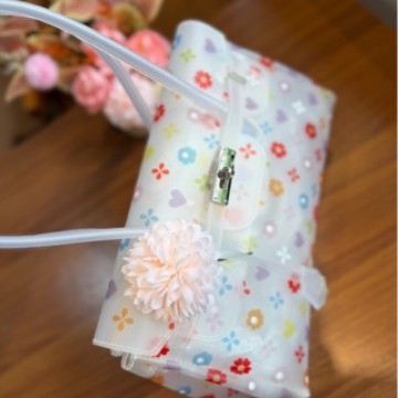 2026 New Polka Dot Jelly Bag, TPU Large Capacity Commuter Tote Bag, Stylish Transparent Underarm Bag/Handbag