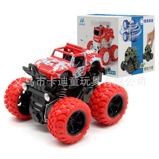 Children's toys little boy off-road vehicle inertia spring remote control vehicle four-wheel drive fire engineering vehicle stall supply manufacturers