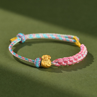 Dragon Boat Festival colorful rope bracelet ethnic hand-woven adult children baby dumplings hand rope wholesale