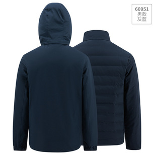 Entity high quality down jacket detachable three-in-one liner outdoor fishing men's and women's mountaineering jacket fashion