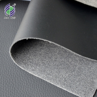 Customized 1.2 Microfiber Car Leather Pu Veneer Microfiber Center Control Seat Car Leather Litchi Grain Veneer Artificial Leather