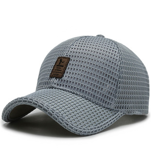 Hat men wholesale new summer baseball cap outdoor breathable full net sun hat fashion leisure travel cap