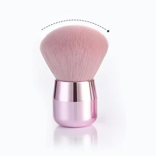 Mushroom Head Powder Brush Single Large Honey Powder Blush Brush Beauty Makeup Tools Soft Hair Makeup Brush Pink Makeup Brush