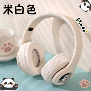 Космическая капсула Panda мультфильм наушники Bluetooth наушники Беспроводная игра складной наушники Bluetooth наушники завод