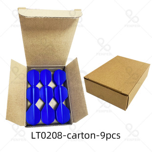 PENPEN jet dart conjoined dart leaf is not easy to break toughness strong multi-color optional carton 9 LT02 cross-border