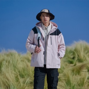 2024 Spring and Autumn Couple's Single Layer Jacket Men's Outdoor Waterproof Windproof Mountaineering Clothes Hiking Jacket Women's