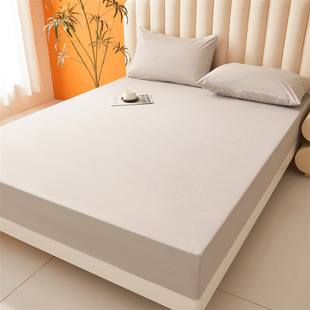 New sanding waterproof urine-proof bed cover solid color foreign trade cross-border wholesale mattress Simmons non-slip protective cover