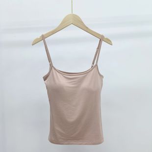 Upgrade! 2024 Spring Wear-Free Bra Base Beauty Back No Steel Ring with Chest Pad Adjusting Buckle Slim-Fit Slimming Pure