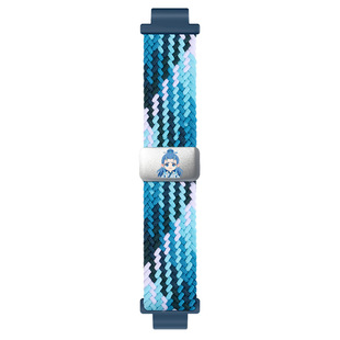 For genius phone watch z7/z8a which ao c protective case z10/y8/z1s woven magnetic strap