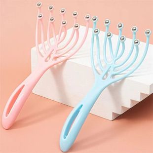 Nine-claw massager head massage decompression scratching scratching head multi-purpose artifact ball manual massage in stock