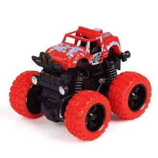 Inertial off-road vehicle toy super-resistant fall climbing car model car nostalgic four-wheel drive toy car simulation anti-fall car