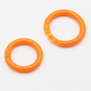 DIY Colorfulful Environmentally Friendly Plastic Card Binding Open Rings Multi-Specification Colorfulful High-Toughness Plastic Loose-Leaf Book Rings