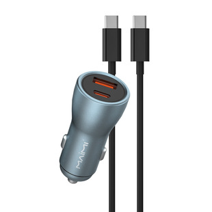 Автомобильное зарядное устройство Mai Mi T135 2-в-1 USB-C двойное прикуриватель Автомобильные аксессуары PD48W комплект быстрой зарядки
