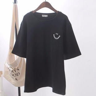 Ice silk T-shirt women's short sleeve 2025 summer new South Korea loose plus size students clothes ins a generation of hair
