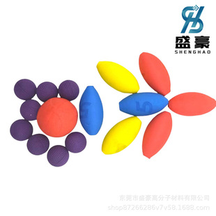 EVA grinding ball special-shaped black color perforated foam ball pet ball wear-resistant elastic manufacturers