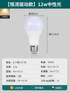 Grand View Garden led energy-saving bulb e27 big screw warm white three-color variable light eye protection SBL figure 1000*750