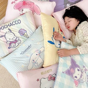 Sanrio Поданная детская холодная подушка Летняя подушка для детского сада Подушка для сна Сносная моемая подушка для ребенка