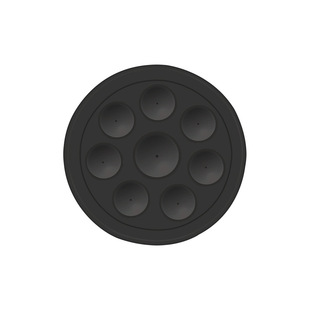 Cross-border Hot-selling Magnetic Silicone Suction Cup Mobile Phone Round Non-slip Punch-free Magnetic Suction Cup Washable Non-slip Suction Cup