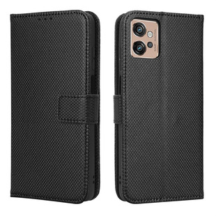 For Motorola G32 Mobile Phone Case Flip Cover Motorola G32 Mobile Phone Leather Case Diamond Pattern Lanyard Card