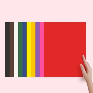 Guding Color Cardboard Postage 10 A4 Thickened Hard Cardboard Handmade DIY4K White Card Black Card Color Card Student Young