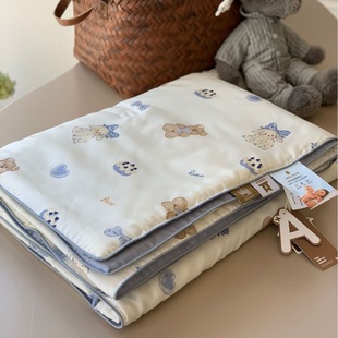 Big Goose Cartoon Class A Single Children's Tencel Lyocell Summer Cool Air-conditioning Quilt Summer Ice Silk Thin Quilt