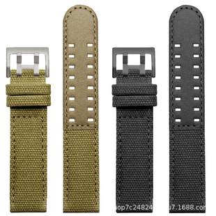 Adapted to Hamilton khaki field H68201993 H70605963 sports canvas cowhide watch strap 20