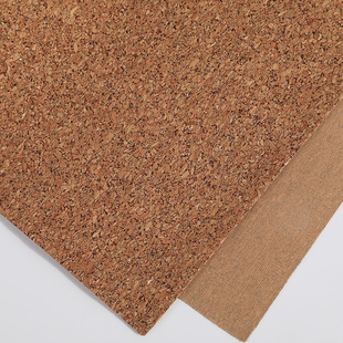 Factory spot wholesale artificial cork leather fabric wood grain printed leather luggage furniture soft bag material