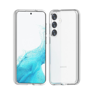 Применимо к чехле для мобильного телефона Samsung S24 Новый S24 Terminator прозрачный утолщенный ударопрочный защитный чехол два в одном Внешняя торговля