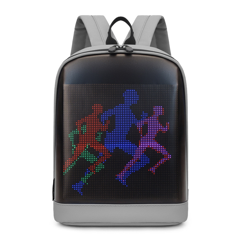 Trendy new LED illuminated motorcycle bag for kids, unisex, advertising backpack - source manufacturer
