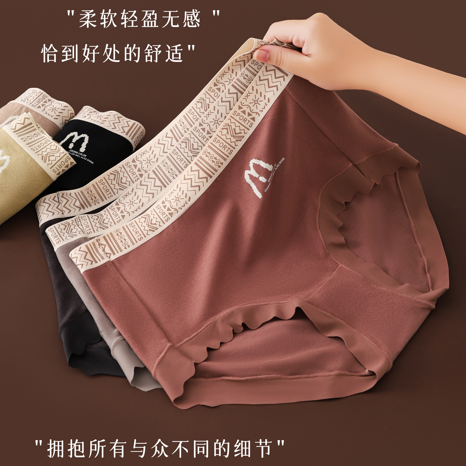Winter ground plush warm ladies briefs high waist plus size fat mm200 kg high elastic retro hip