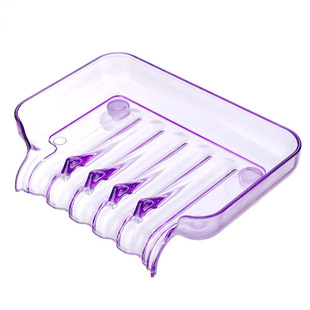 Creative Waterfall Drain Soap Box with Suction Cup Drain Soap Box Bathroom Soap Rack Kitchen Storage Rack