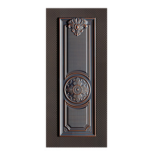 Bowdeu Doors Embossed Imitation Cast Aluminum Carmen Door Panel Entry Door Security Door Door Panel Can Be Customized and Wholesale