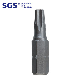 SGS 6.35mm short S2 industrial batch nozzle shawl 10pc screwdriver set single head plum blossom screw with hole wind batch head