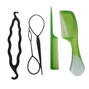 Green anti-jade comb? Plastic comb? Hair comb? What? Five sets of 2 yuan store wholesale