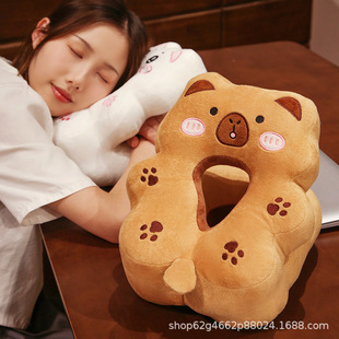New cartoon nap pillow office essential nap artifact student neck pillow sleeping pillow spot wholesale