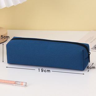Pencil bag custom printed logo large capacity stain-resistant stationery bag custom ins wind niche primary school pencil bag wholesale