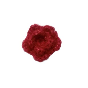 Мохер 2-слойные шерстяные цветы 4cm ручной вязки свитер украшения аксессуары для одежды аксессуары оптом