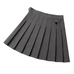Custom processing suit material design pleated skirt high waist skirt various types of skirt A- line skirt short skirt
