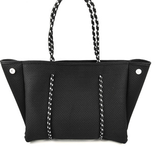 Diving Material Beach Bag Tote Bag Neoprene Large Capacity European and American Tote Women's Bag Waterproof Shoulder Mother and Child Satchel